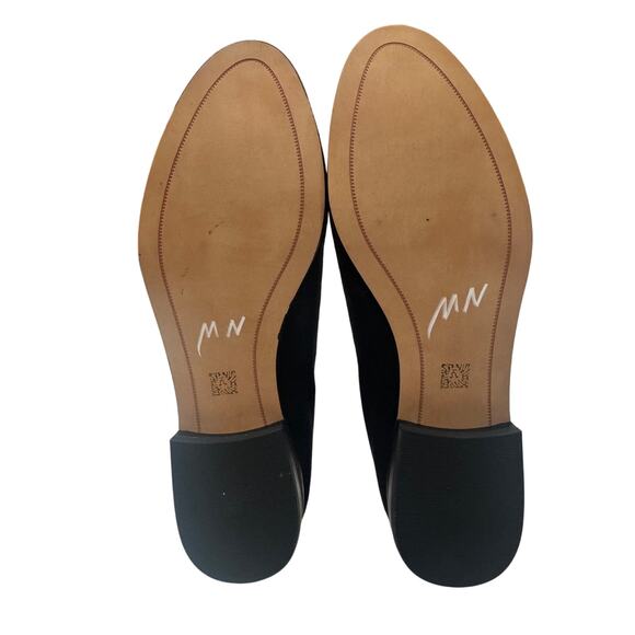 Size 7.5M Anne Klein Akdella Black Studded Flats - Picture 6 of 8